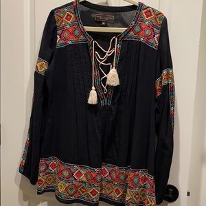 Like New Double D Ranch Blouse Women’s Medium